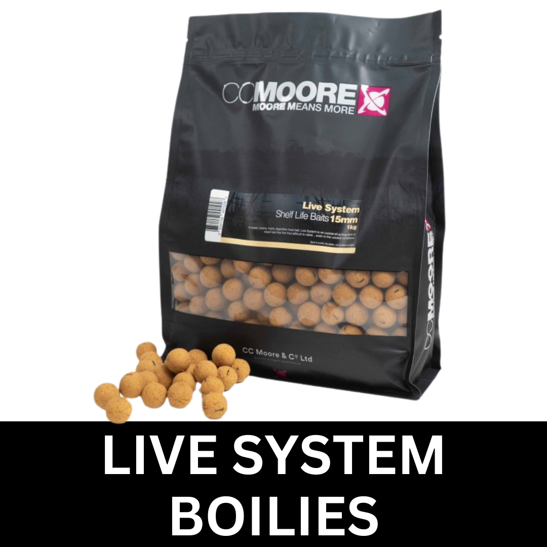 CC Moore Live System Shelflife Boilies - Premium Carp Fishing Baits
