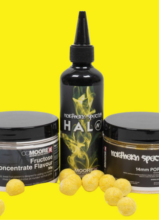 CC Moore NS1 HALO Booster Liquid Bundle. Halo Liquid + Popups + Coating