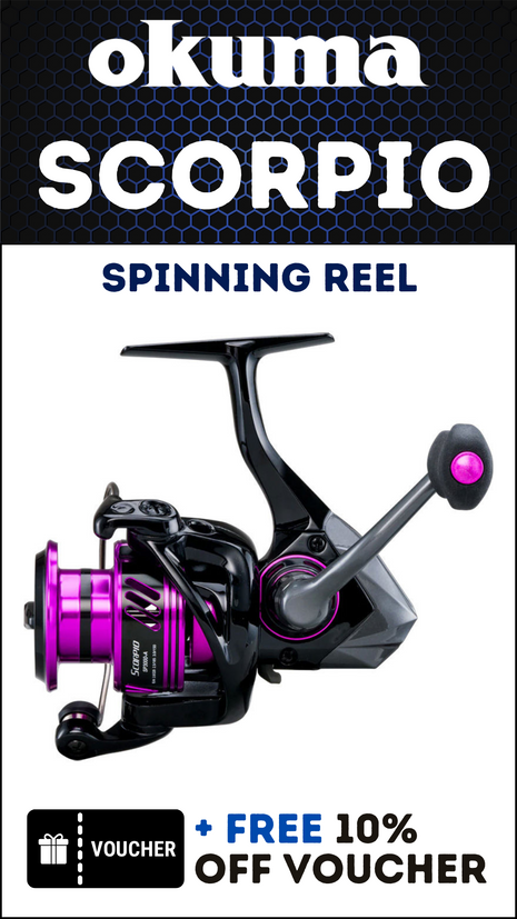 Okuma Scorpio Spinning Reel – Smooth, Stylish & Ready To Go