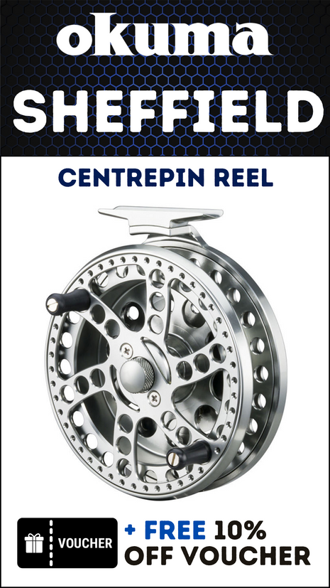 Okuma Sheffield Centrepin Reel – Smooth Precision for Serious Float Fishing