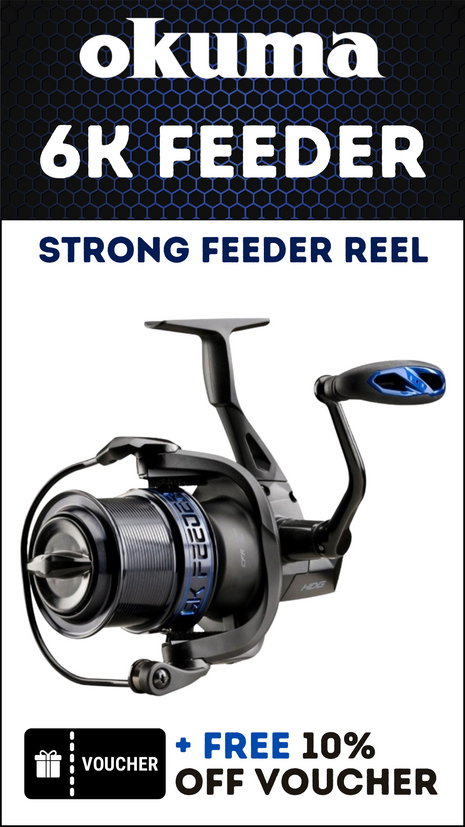 Okuma 6K Feeder Reel – Reliable Power for Coarse & Feeder Fishing