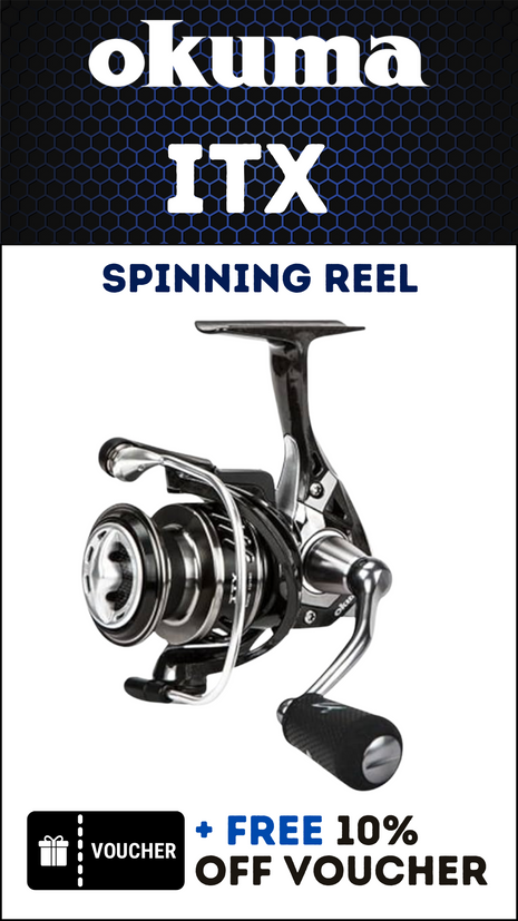 Okuma ITX 2500/3000 Spinning Reel – Reliable Power for Coarse & Feeder Fishing