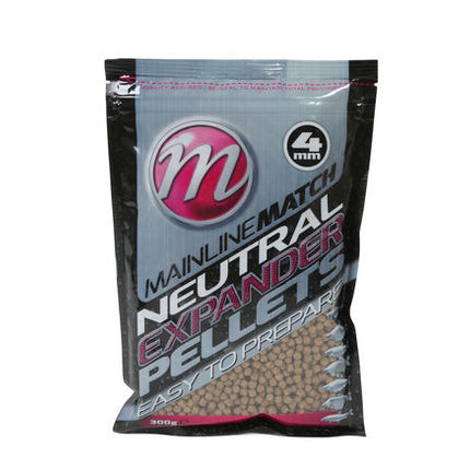 MAINLINE MATCH NEUTRAL EXPANDER PELLETS EASY TO PREPARE 4mm & 6mm 300g