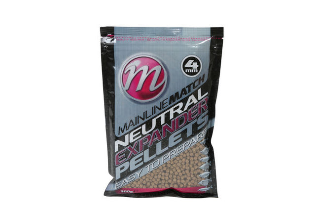 MAINLINE MATCH NEUTRAL EXPANDER PELLETS EASY TO PREPARE 4mm & 6mm 300g