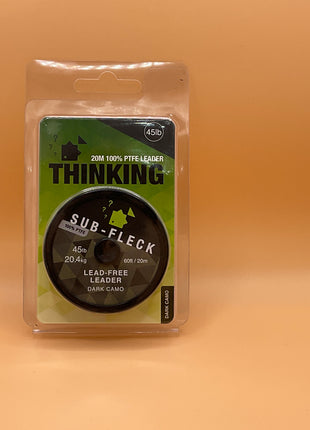 Thinking angling sub fleck lead free leader 20m (dark camo) by Billing Tackle