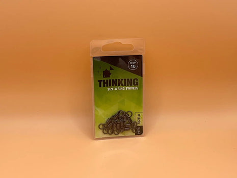 Thinking anglers size 8 ring swivels by Billing Tackle