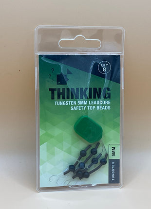 Thinking anglers tungsten 5mm leadcore safety top beads by Billing Tackle