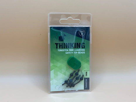Thinking anglers tungsten 5mm leadcore safety top beads by Billing Tackle