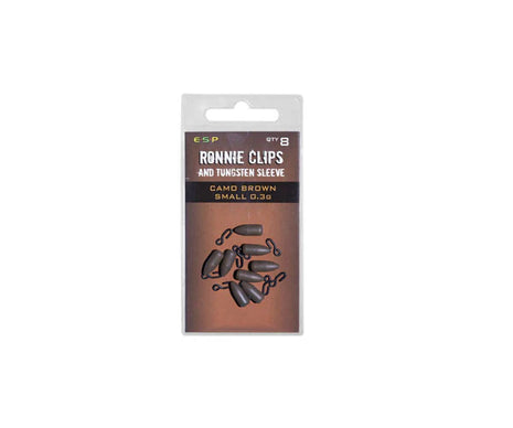 Esp Ronnie clips and tungsten sleeve brown small
