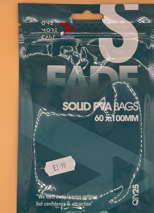 OMC fade solid PVA bags 60x100mm by Billing Tackle