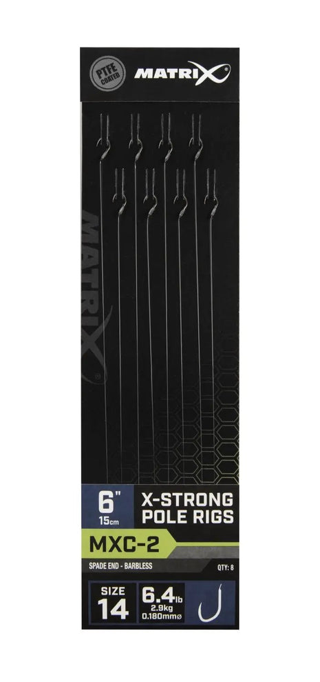 Matrix X-Strong Pole Rigs MXC-2 6” (15cm) by Billing Tackle