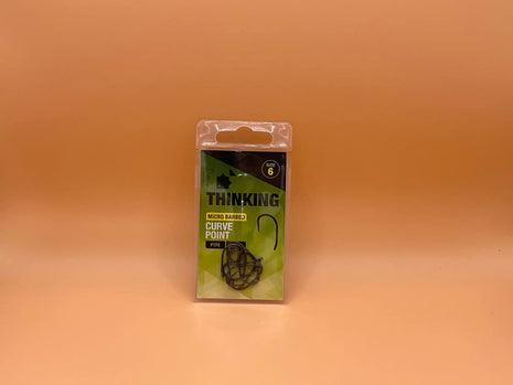 Thinking anglers micro barbed curve point size 6 by Billing Tackle