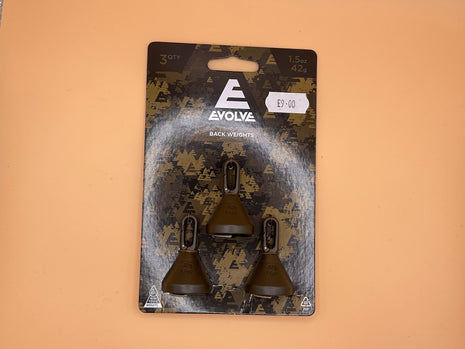 Evolve back weights 1.5oz