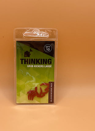 Thinking anglers grub kickers large (red) by Billing Tackle