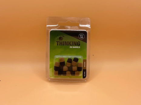 Thinking anglers zig barrels (brown/black) by Billing Tackle