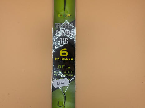 Esp gripper combi rig barbless (6) green