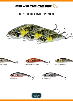 Savage Gear 3D Sticklebait by Billing Tackle