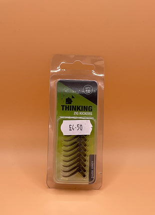 Thinking anglers zig kickers (dark grey) by Billing Tackle