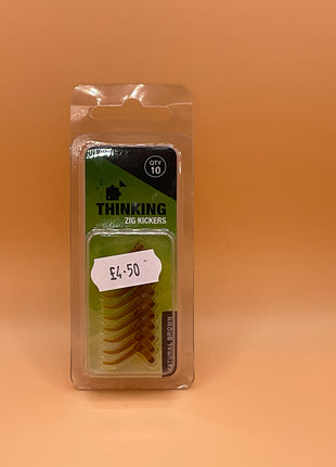 Thinking anglers zig kickers (natural brown) by Billing Tackle