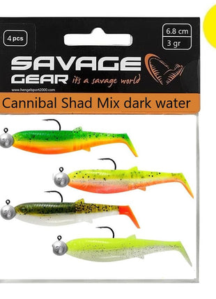 Cannibal Shad 8cm 5g R2F (4 pack)