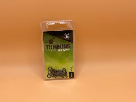 Thinking angler size 11 ring swivels by Billing Tackle