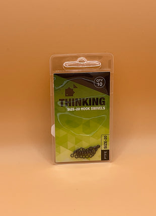 Thinking anglers size 20 hook swivels by Billing Tackle