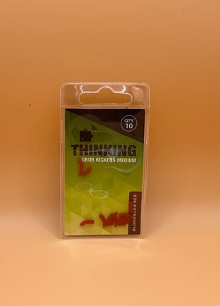Thinking anglers grub kickers medium (red)