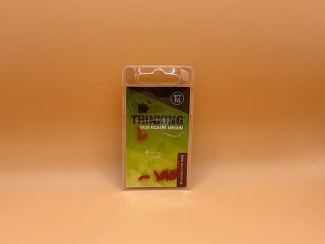 Thinking anglers grub kickers medium (red) by Billing Tackle