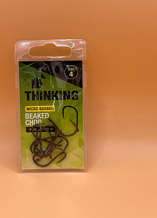 Thinking anglers micro barbed beaked chod size 4 by Billing Tackle