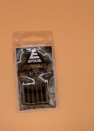 Evolve weight clip tail rubbers by Billing Tackle