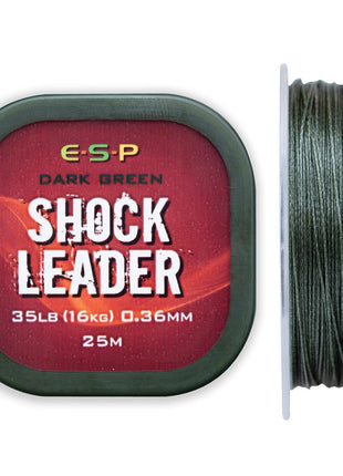 Esp dark green shock leader 35lb by Billing Tackle