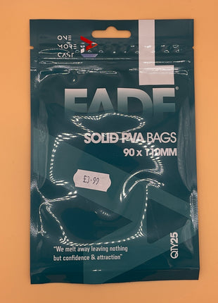 OMC fade solid PVA bags 90x110mm by Billing Tackle