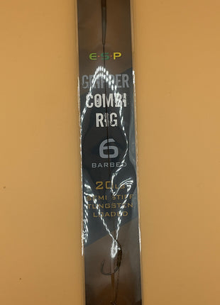Esp gripper combi rig barbed (6) brown by Billing Tackle