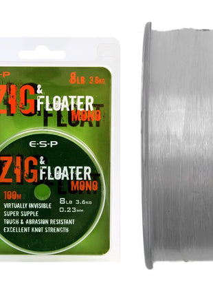 Esp zig & floater mono 8lb 100m by Billing Tackle