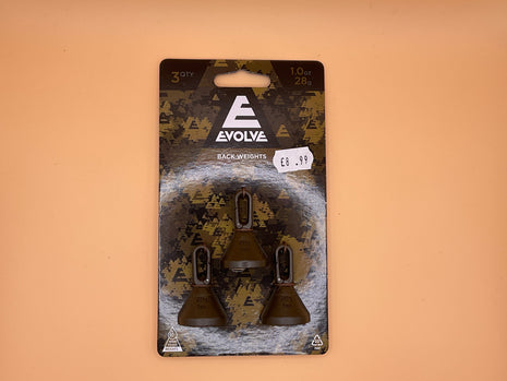 Evolve back weights 1oz