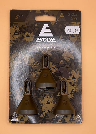 Evolve back weights 2oz by Billing Tackle