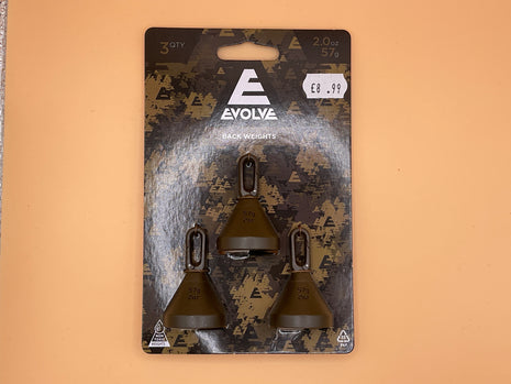 Evolve back weights 2oz