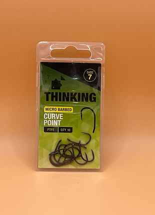 Thinking angler micro barbed curve point size 7 by Billing Tackle