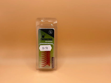 Thinking anglers zig kicker (bloodworm red) by Billing Tackle