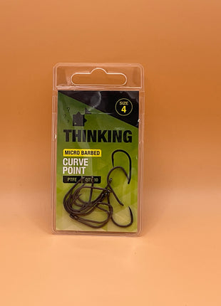 Thinking anglers micro barbed curve point size 4 by Billing Tackle