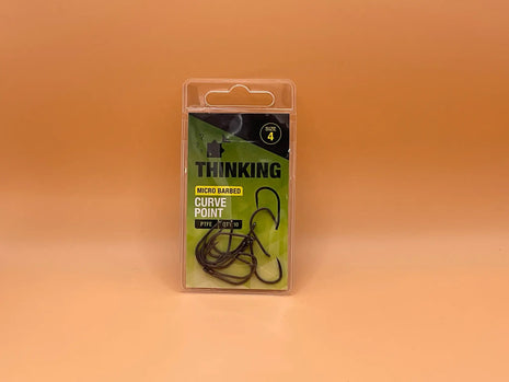 Thinking anglers micro barbed curve point size 4 by Billing Tackle