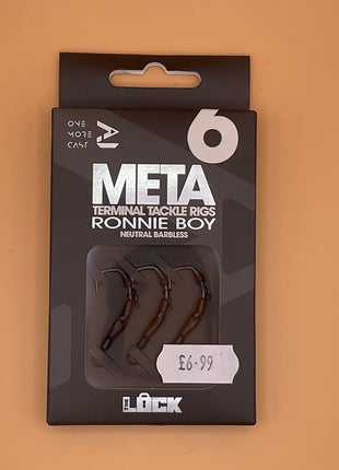 OMC meta Ronnie boy size 6 barbless
