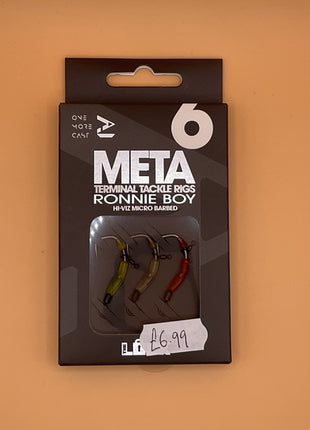 OMC meta Ronnie boy size 6 micro barbed hi-viz by Billing Tackle