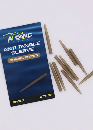 Atomic Tackle Anti Tangle Sleeve Long & Short - Gravel Brown & Weed Green