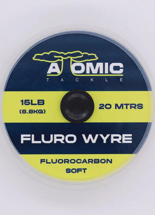 Atomic Tackle Fluro Wyre Fluorocarbon Soft – 20m (15lb & 25lb)