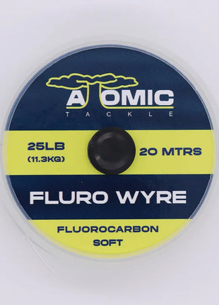 Atomic Tackle Fluro Wyre Fluorocarbon Soft – 20m (15lb & 25lb)