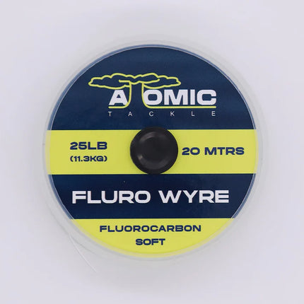 Atomic Tackle Fluro Wyre Fluorocarbon Soft – 20m (15lb & 25lb)