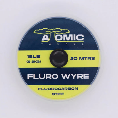 Atomic Tackle Fluro Wyre Fluorocarbon Stiff – 20m (15lb, 20lb & 25lb)