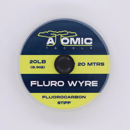 Atomic Tackle Fluro Wyre Fluorocarbon Stiff – 20m (15lb, 20lb & 25lb)