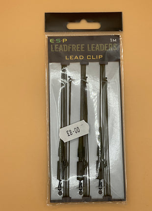 Esp lead free leaders (lead clip) green by Billing Tackle